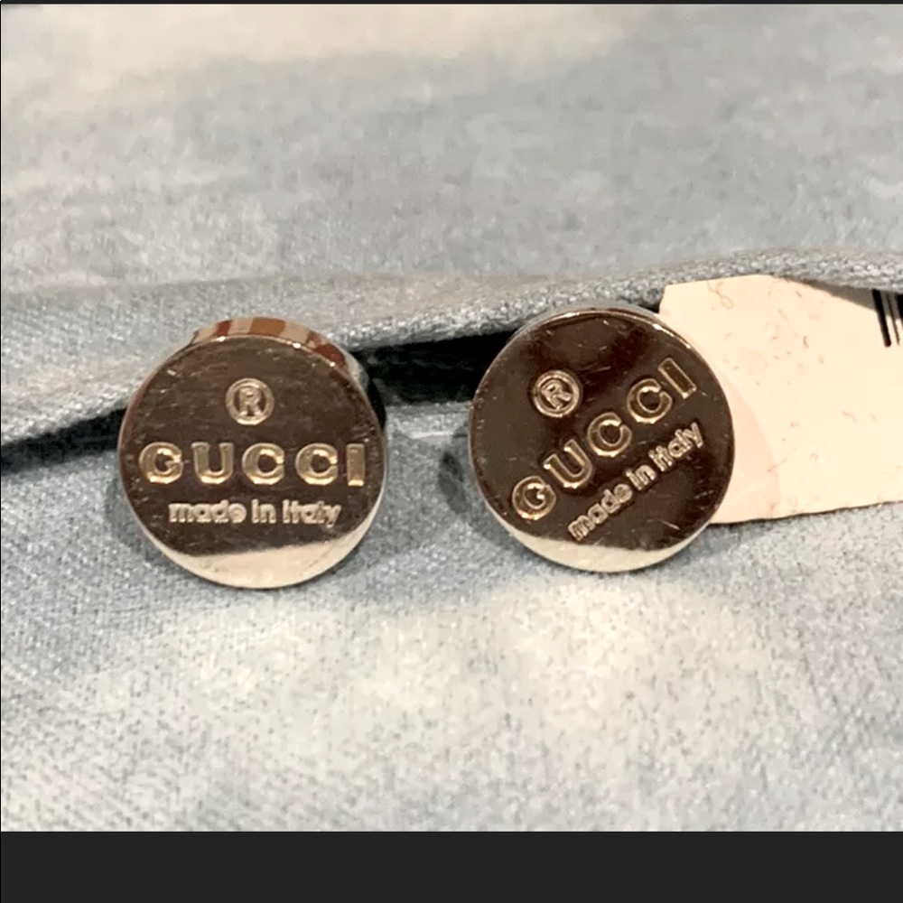 Gucci Silver Stud Earrings